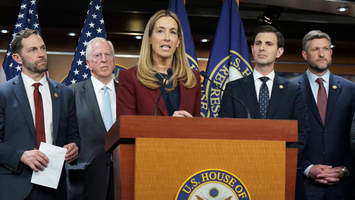 Sherrill speaks at press conference about Pete Hegseth's signal text chat