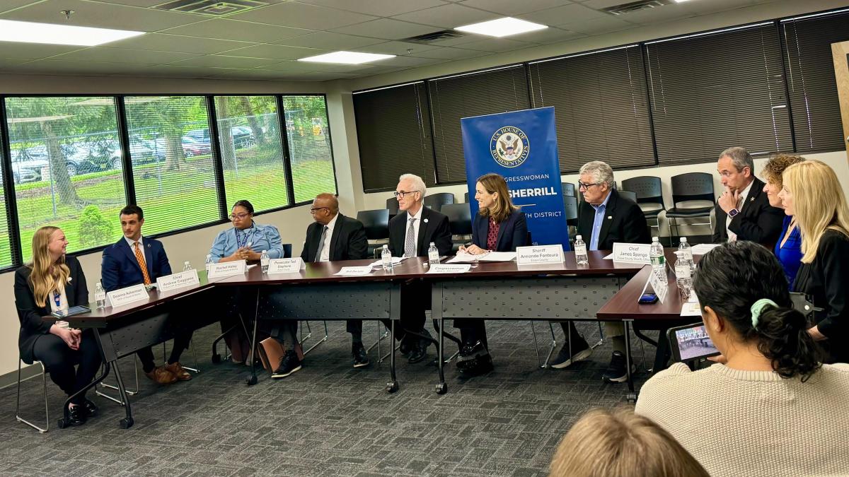 Sherrill roundtable to discuss new mental health in the reentry system legislation