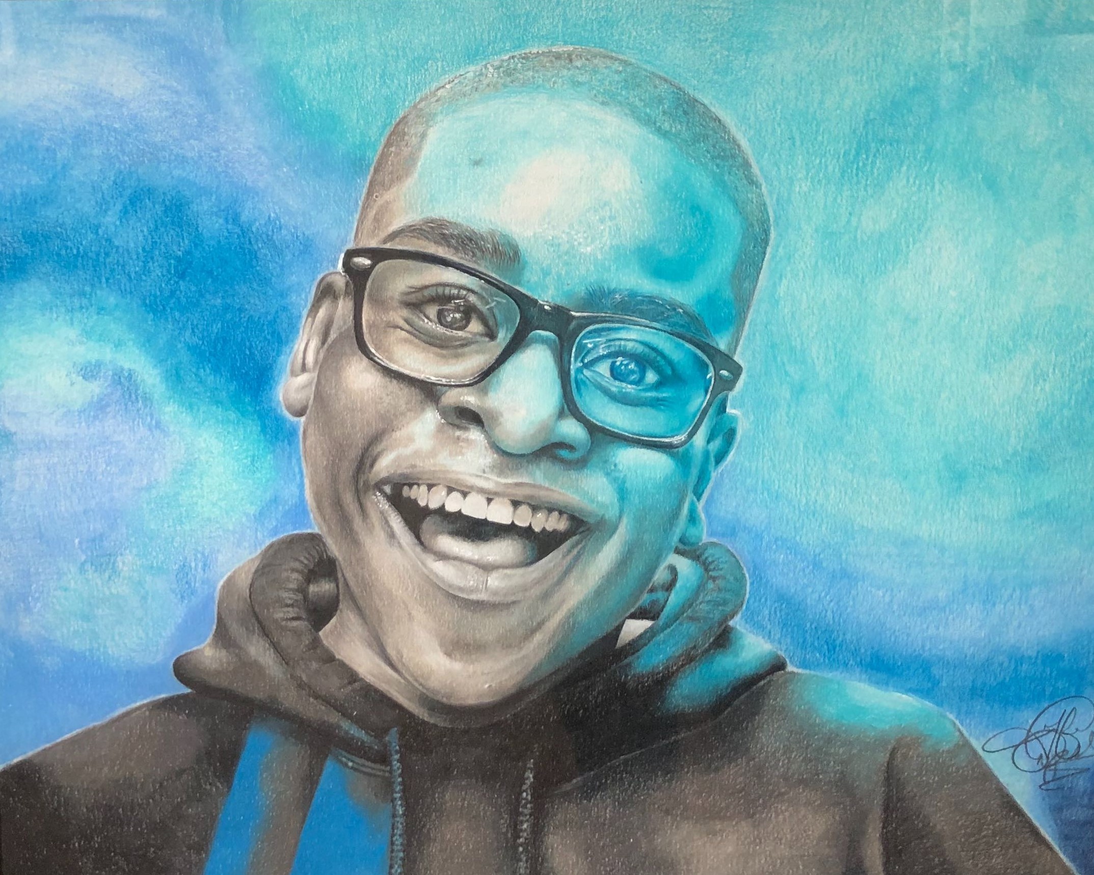 Tafari Dempster's self-portrait, "Euphoria"