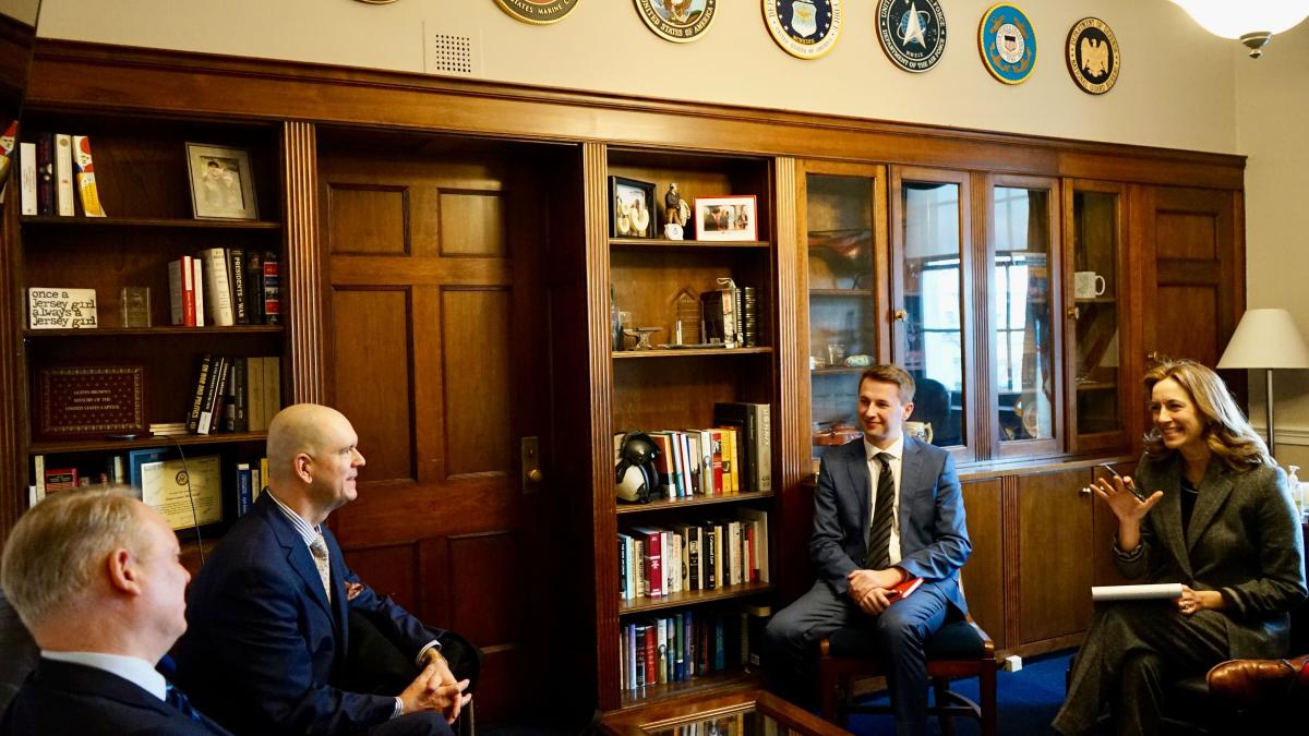 Rep. Sherrill meets with Maersk Representatives