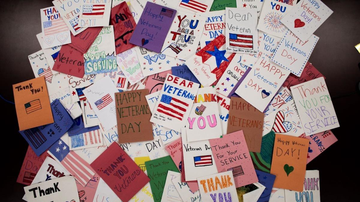 Thanksgiving Thank You Cards for Veterans