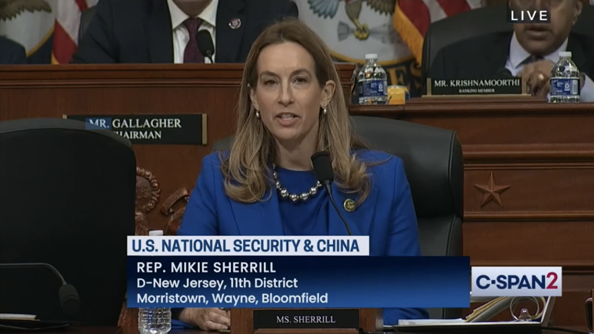 Rep Sherrill at hearing