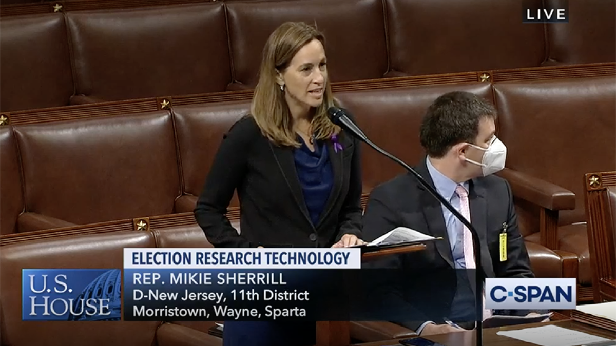 Rep. Sherrill speaks in favor of the Election Technology Research Act