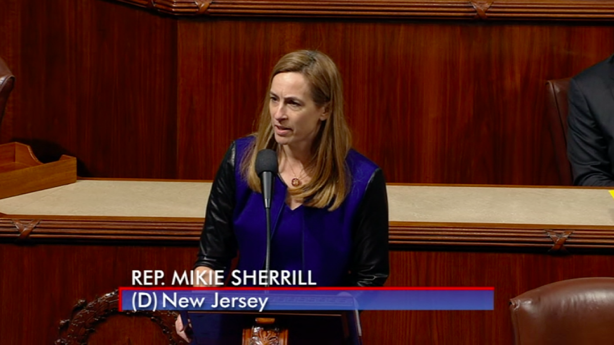 Congresswoman Sherrill addresses the House of Representatives