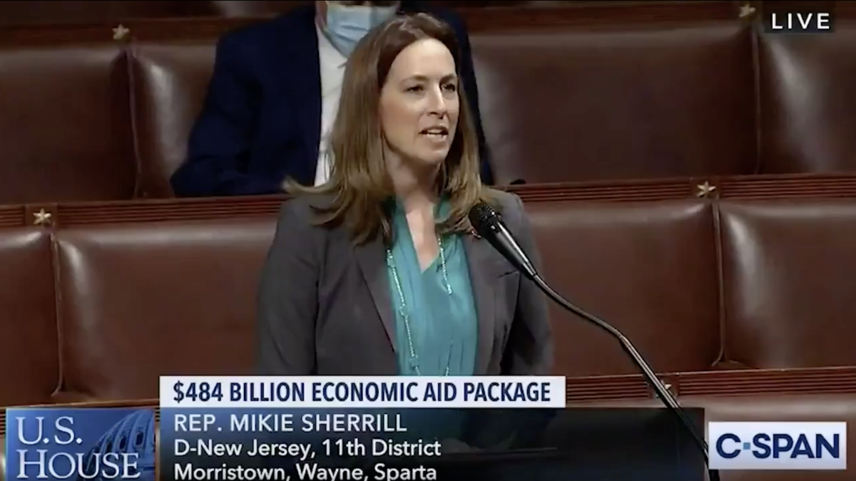 Representative Sherrill speaks on the House Floor