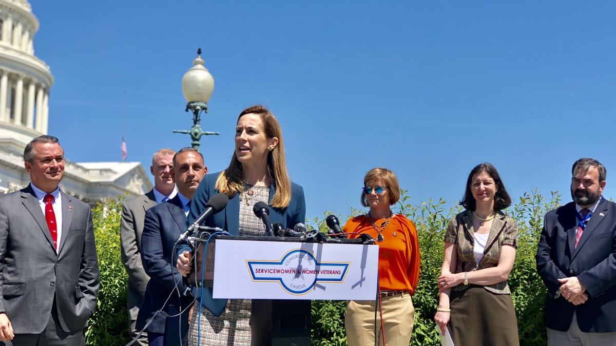 Rep. Sherrill at Servicewomen and Women Veterans Congressional Caucus Announcement