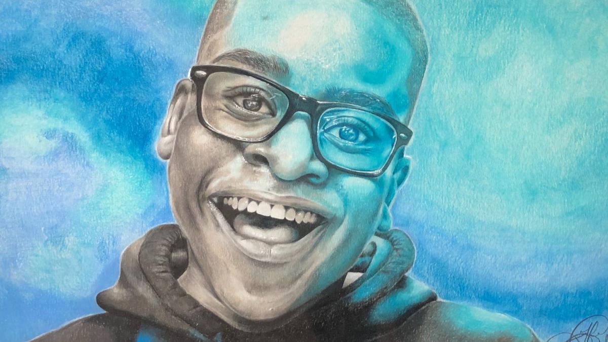 Tafari Dempster's self-portrait, "Euphoria"