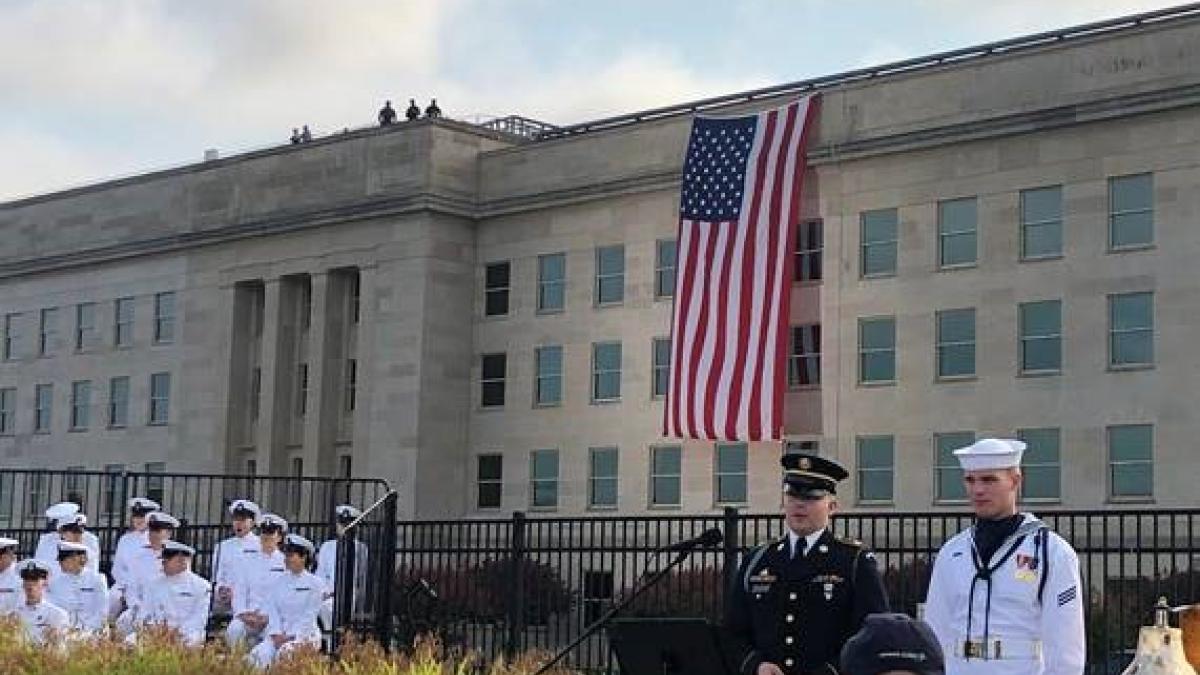 The Pentagon’s September 11th Observance this morning.