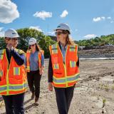 Rep. Sherrill visits Tonnelle Ave Construction Site