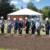 Groundbreaking at the new West Essex YMCA