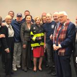 Representative Sherrill joins with September 11th Advocates and members of the NY and NJ delegations after introduction of the Never Forget the Heroes Act