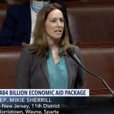Representative Sherrill speaks on the House Floor