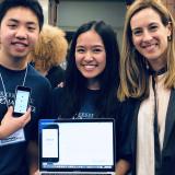 Rep. Sherrill with the 2018 NJ-11 Congressional App Challenge Winners