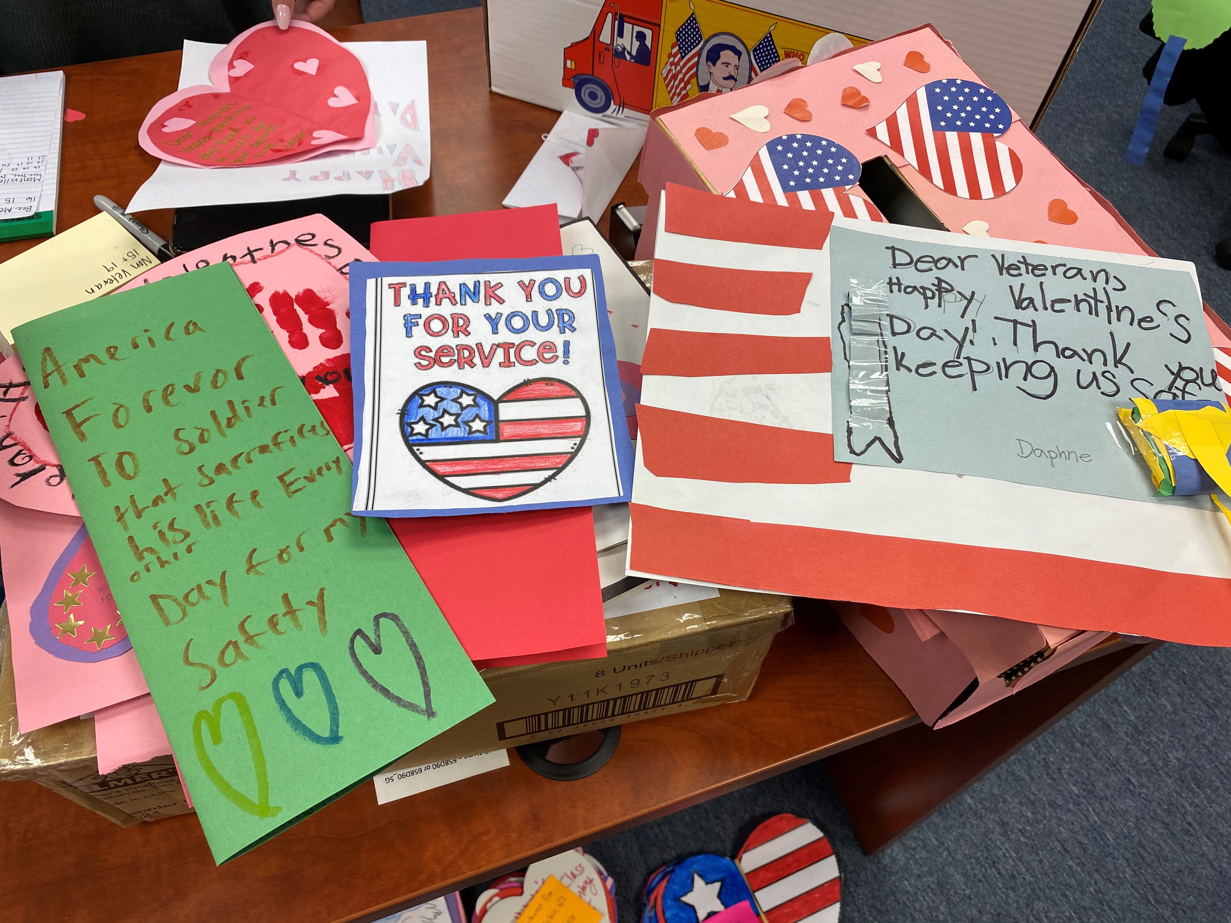 Rep. Sherrill's Office Received More than 4,000 Valentines for Veterans
